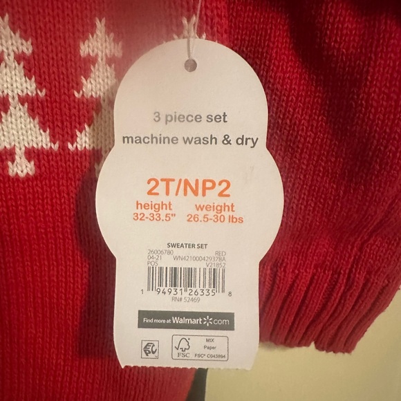 2T Wonder Nation sweater set, 2T - Picture 3 of 3